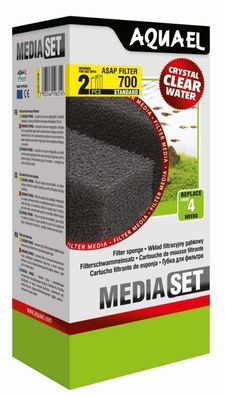 AquaEl ASAP 700 Ersatzschwamm standard