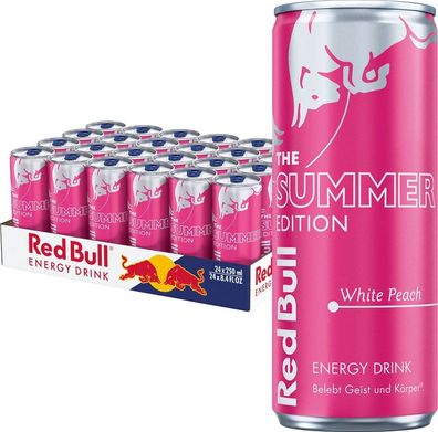 Red Bull The Summer Edition White Peach 24x 0,25l