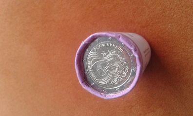 2 euro Rolle 2 euro 2022 Estland Ukraine Frieden Sichtrolle 25x2 euro 2022