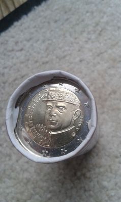 Rolle 2 euro 2019 Slowakei Stefanik 25x2 euro Rolle 2019 Slowakei Stefanik