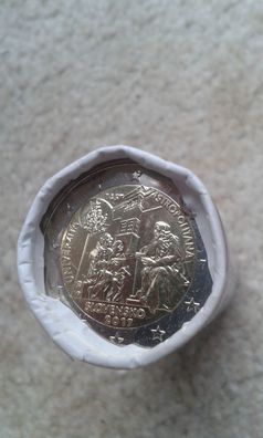Rolle 2 euro 2017 Slowenien Universotät Istropolitana 25x2 euro Rolle 2017 Slowenien