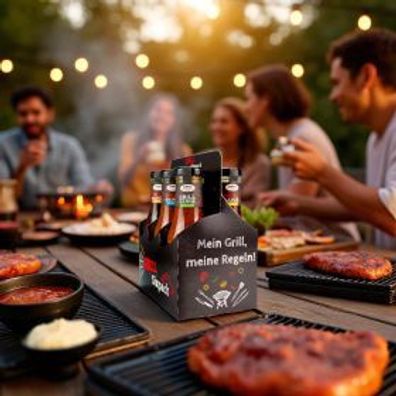 Grill Sixpack gefüllt mit 6 Grillsaucen