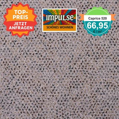 Girloon Caprice 520 Velours 400 cm breit - ab 5 m² keine Versandkosten