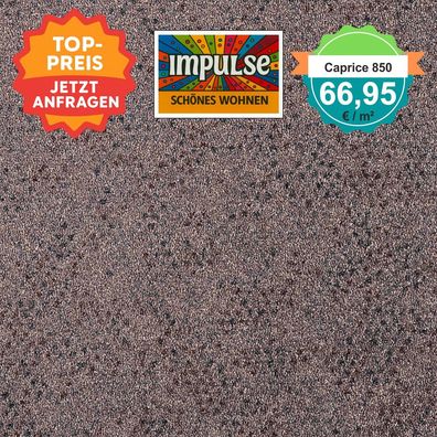 Girloon Caprice 850 Velours 400 cm breit - ab 5 m² keine Versandkosten