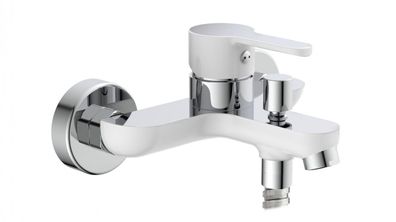 Wannenarmatur Diziani, Badarmatur, Einhebelmischer mit Umsteller Wanne/Brause