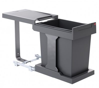 Hailo Mülleimer Küche Einbau ab 30cm Schrank Single Abfalleimer Vollauszug