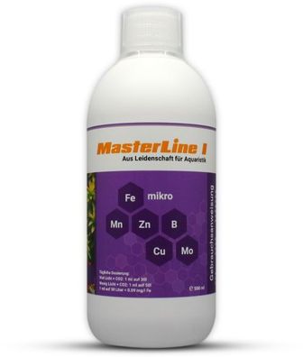 Masterline 1 500ml Eisenvolldünger mit Mikronährstoffen