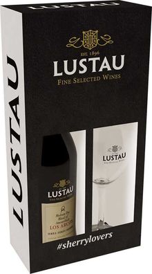 Emilio Lustau Gp Amontillado Sherry Los Arcos + Glas NV 0.75 L Flasche