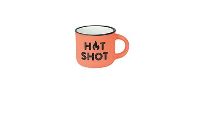 Grafikwerkstatt Vintage-Espresso-Tasse 95 ml Hot Shot