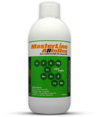 Masterline All in One Boost 500ml Komplettdünger mit NPK