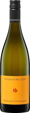 Weingut Pfannebecker Chardonnay #038; Weissburgunder 2024 0.75 L Flasche