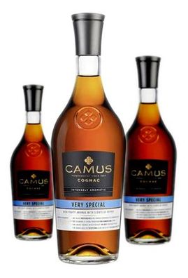 3 x Camus Cognac VS
