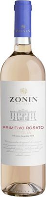 Zonin 1821 Classici Primitivo Puglia Rosato IGT 2024 0.75 L Flasche