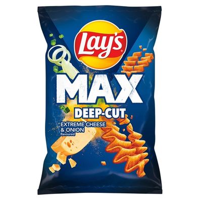 Lay´s Max Deep-Cut Extreme Käse & Zwiebel 120 g