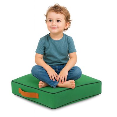 Sitzkissen 50x50 cm mit Griff Bodenkissen Kinder Schule Therapie