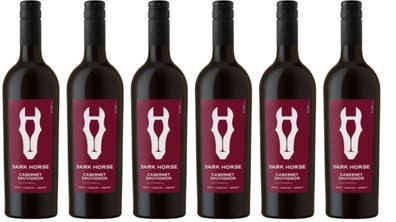 Dark Horse 6-er Vorteils-Weinpaket #8211; Cabernet Sauvignon #8211; Dark Horse aus US