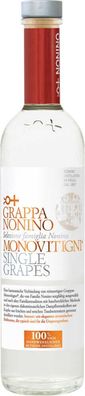 Nonino Distillatori Grappa Monovitigni Single Grapes NV 0.5 L Flasche