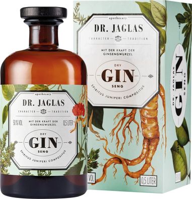 Dr. Jaglas Dry Gin-Seng NV 0.5 L Flasche