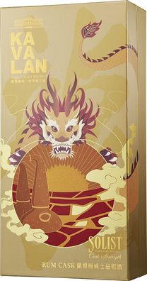 Kavalan Geschenkbox Solist Rum Cask NV 0.75 L Flasche