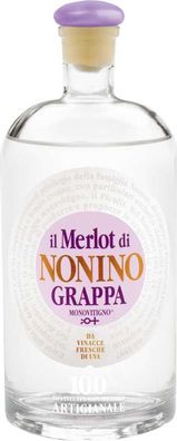 Nonino Distillatori Grappa Il Merlot Monovitigno NV 0.7 L Flasche