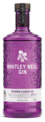 Halewood Whitley Neill Rhubarb ' Ginger Gin NV 0.7 L Flasche