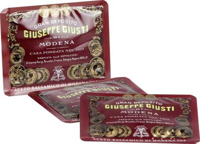 Giuseppe Giusti Balsamico 3 Gold Medaillen Einzelportionen NV 0.9 L Flasche