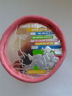 Rolle 20 euro 2024 Erich Kästner 416g Silber 25x20 euro 2024 Kästner Farbdruck