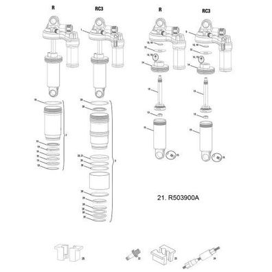 Rockshox Federbein Monarch Plus 2011-2013 für Monarch