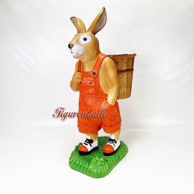 Osterhase Ostern groß Figur Statue Skulptur Kipe Außendekoration Ostern Deko Eie oran