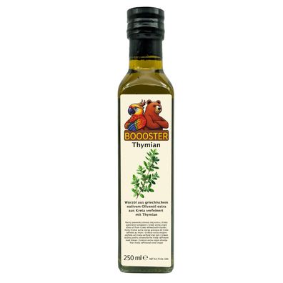 Apsu Boooster Thymian Würz-Öl 250ml Griechisches natives Olivenöl extra zum Kochen