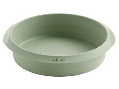 LEKUE Silikonform für Airfryer Ø20cm grün