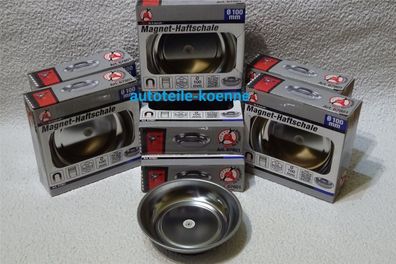 8x Magnet-Haftschale Ø 100mm Magnetschale Magnetteller Schrauben Schale Teller