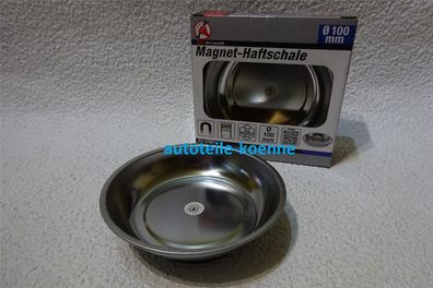 2x Magnet-Haftschale Ø 10cm Magnetschale Magnetteller Schrauben Schale Teller