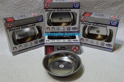 5x Magnet-Haftschale Ø 10cm Magnetschale Magnetteller Schrauben Schale Teller