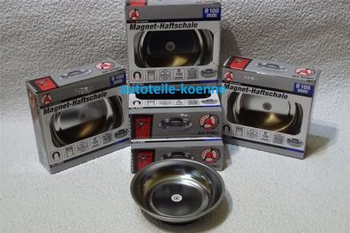 6x Magnet-Haftschale Ø 10cm Magnetschale Magnetteller Schrauben Schale Teller