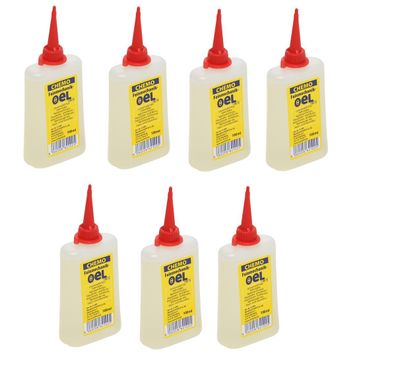 7x 100 ml Haushaltsöl Nähmaschinenöl Schmieröl Universal Öl Maschinenöl Öler