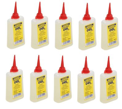 10x 100 ml Haushaltsöl Nähmaschinenöl Schmieröl Universal Öl Maschinenöl Öler