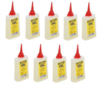 9x 100ml Haushaltsöl Nähmaschinenöl Schmieröl Universalöl Maschinenöl Öler