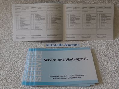 5x Universal Inspektion Serviceheft Wartungsheft Scheckheft Porsche geeignet