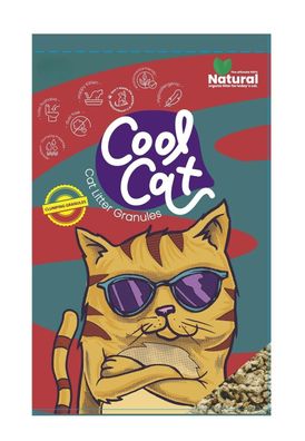 Coolcat Katzenstreu klumpend 20 L. | 100% aus Fichtenholz - Geruchsbindend