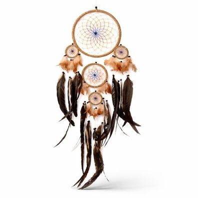 Traumfänger - Dreamcatcher mit farbigem Netz Ø 22 cm