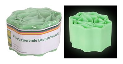 Fluoreszierende Beeteinfassung 6m Beetumrandung Rasenbegrenzung Rasenkante Deko