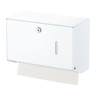 Papierhandtuchspender Omikron II Alu weiß für 400 Tücher
