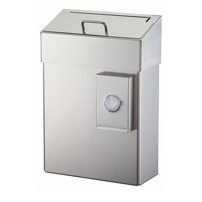 Hygieneabfallbehälter Omikron II 10 l Edelstahl gebürstet