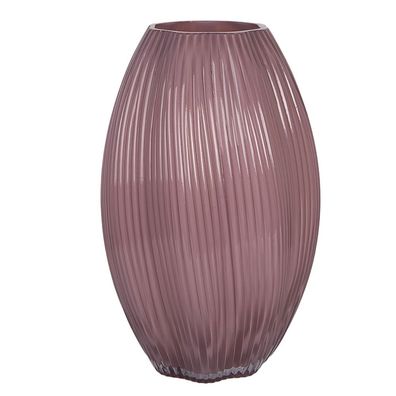 Clayre & Eef Vase Ø 17x27 cm Rosa Glas (Gr. Ø 17x27 cm)