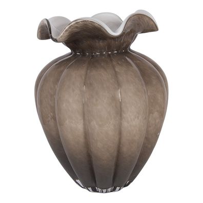 Clayre & Eef Vase Ø 20x28 cm Braun Glas (Gr. Ø 20x28 cm)