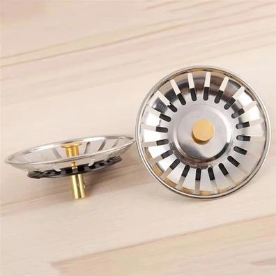 Universal Kitchen Sink Strainer Stopper & Floor Drain Waste Plug, Sink/Bath/Shower