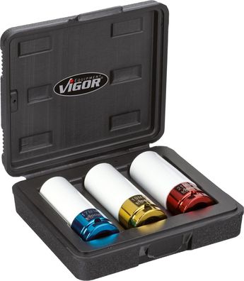 Schlagschrauber Steckschlüsseleinsatz Satz ? V2522 ? 1/2 Zoll (12,5 mm) Vierkant hoh