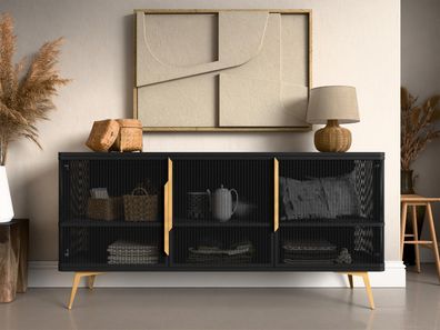 Kommode Modera 3D Sideboard Modern Kollektion Stilvoll Wohnzimmer
