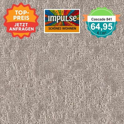 Girloon Cascade 841 Tip-Sheared Teppichboden 4 m breit - versandkostenfrei ab 5 m²